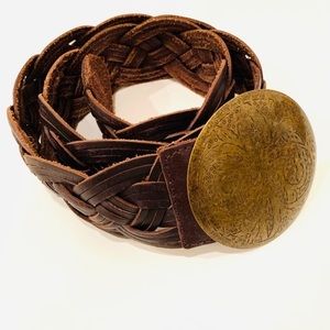 Old Navy Braided Leather Belt for Women